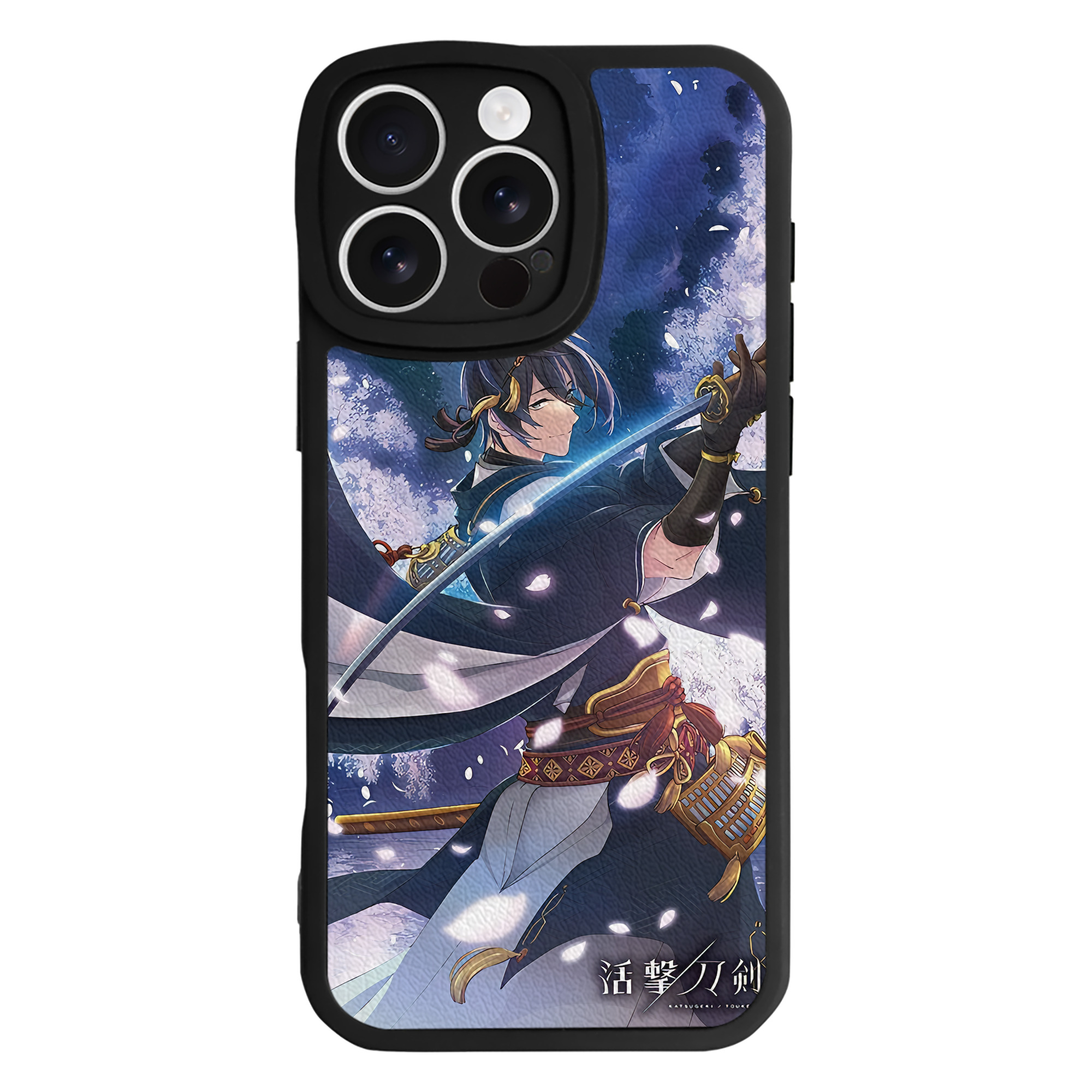 （画像用） 刀剣乱舞 Touken Ranbu 【iPhone 16シリーズ対応】シリコンスマホケース（レザー調） 材質：シリコン